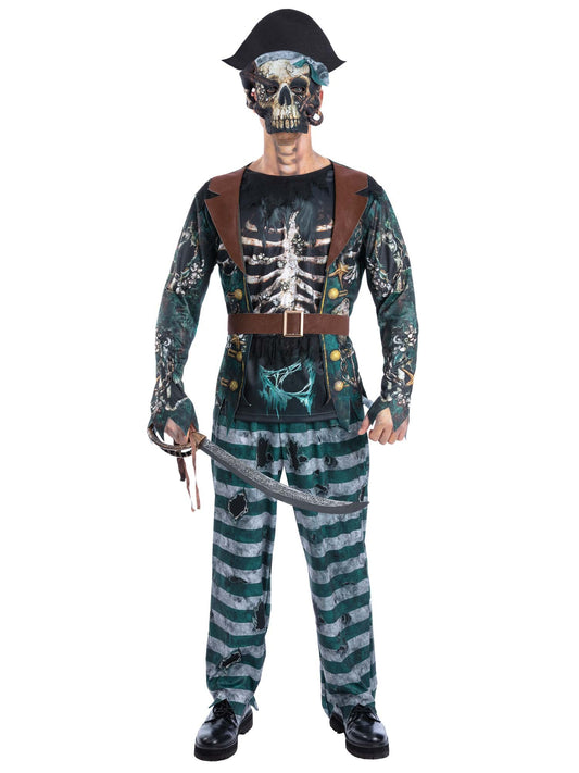 Skeleton Pirate Captain Costume  Wholesale