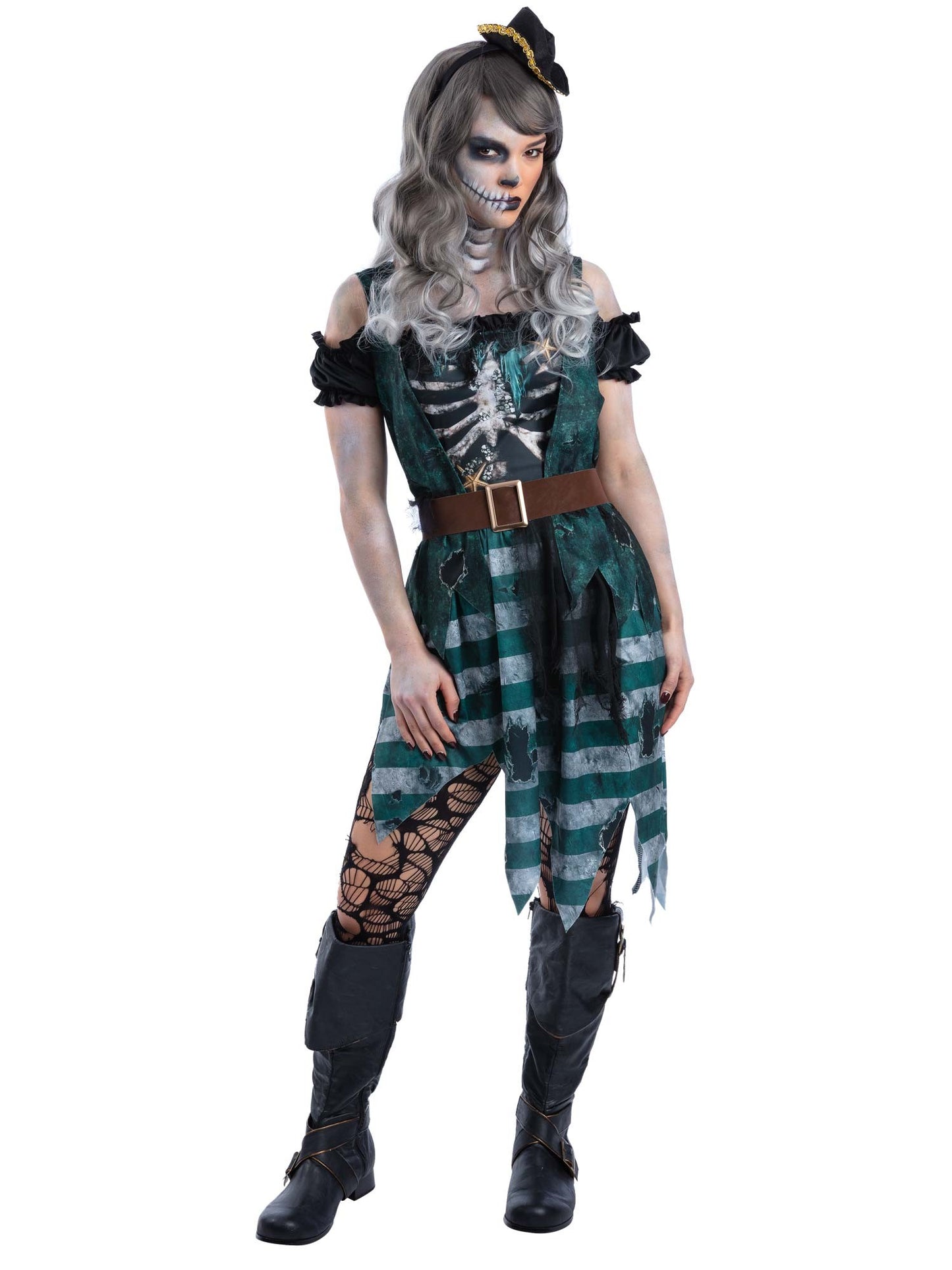 Skeleton Pirate Buccaneer Costume  Wholesale