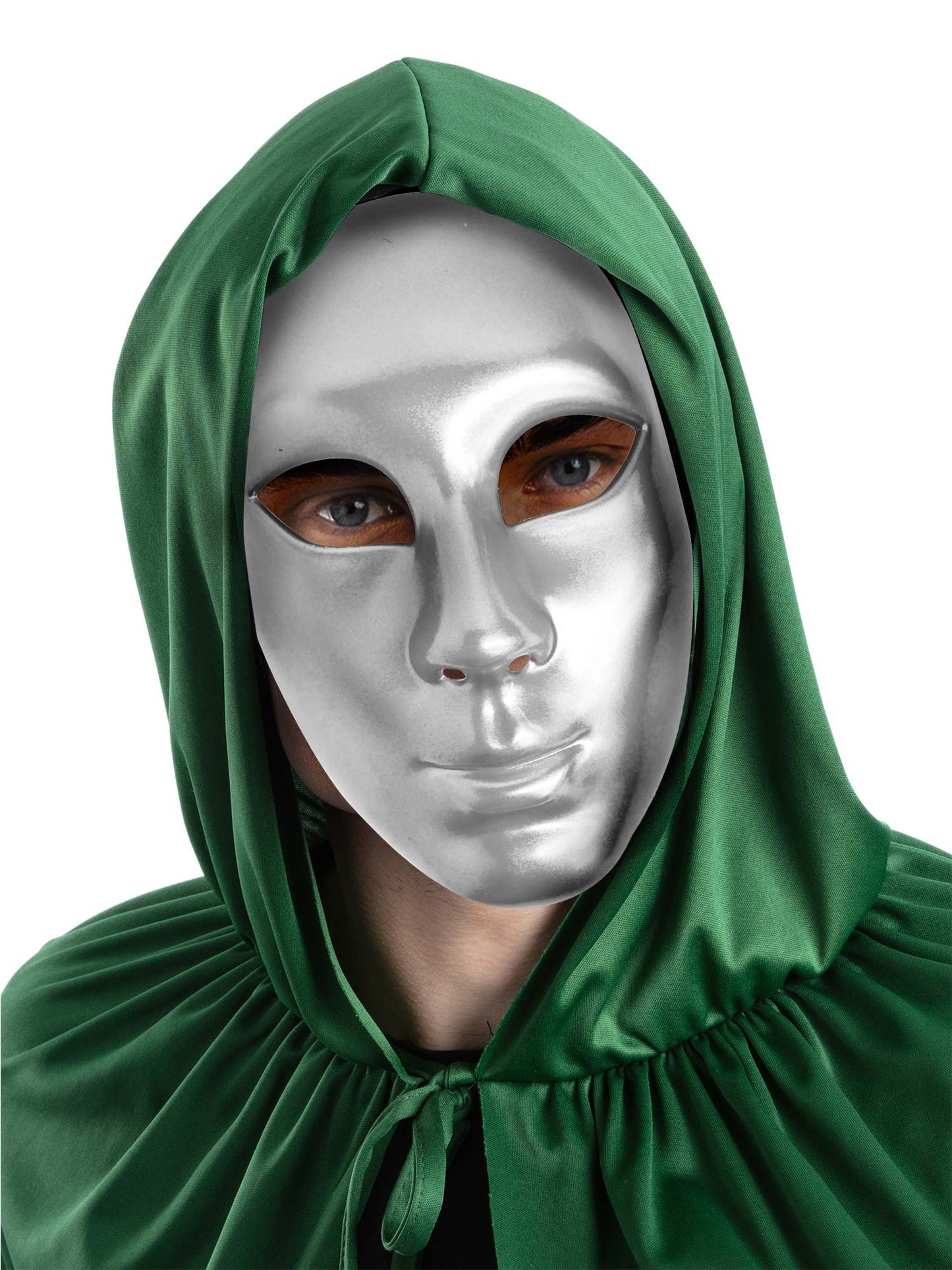 Silver Robot/Mime Masquerade Mask  Wholesale