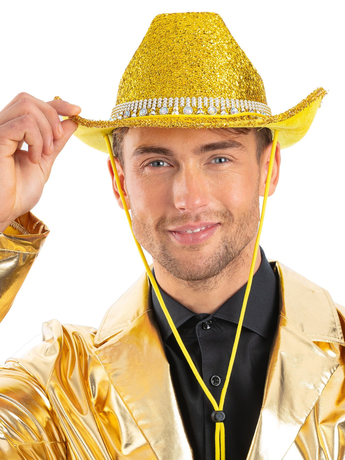 Gold Bling Rhinestone Cowboy Hat  Wholesale