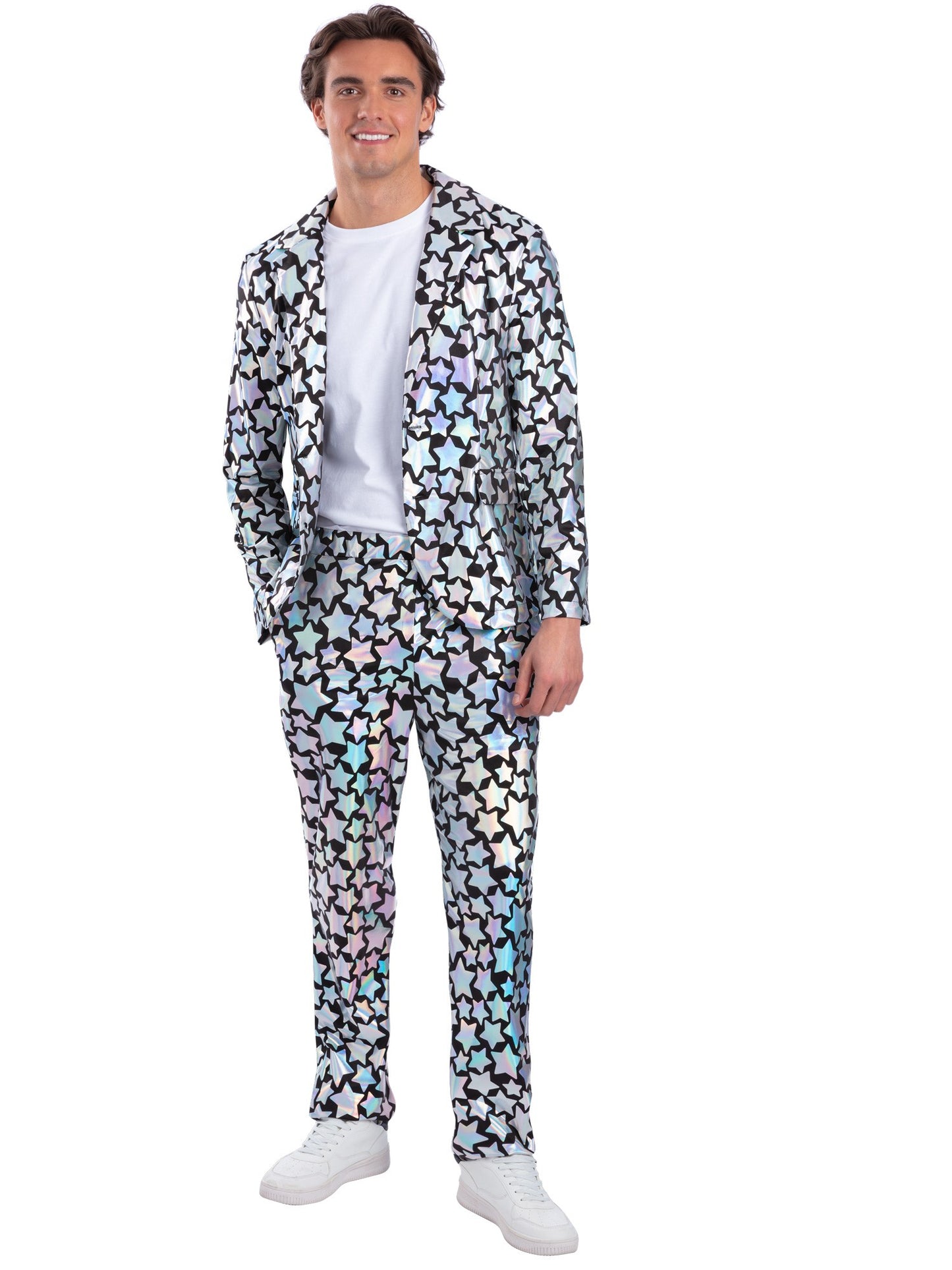 Star Gazer Jacket, Holographic Iridescent   Wholesale