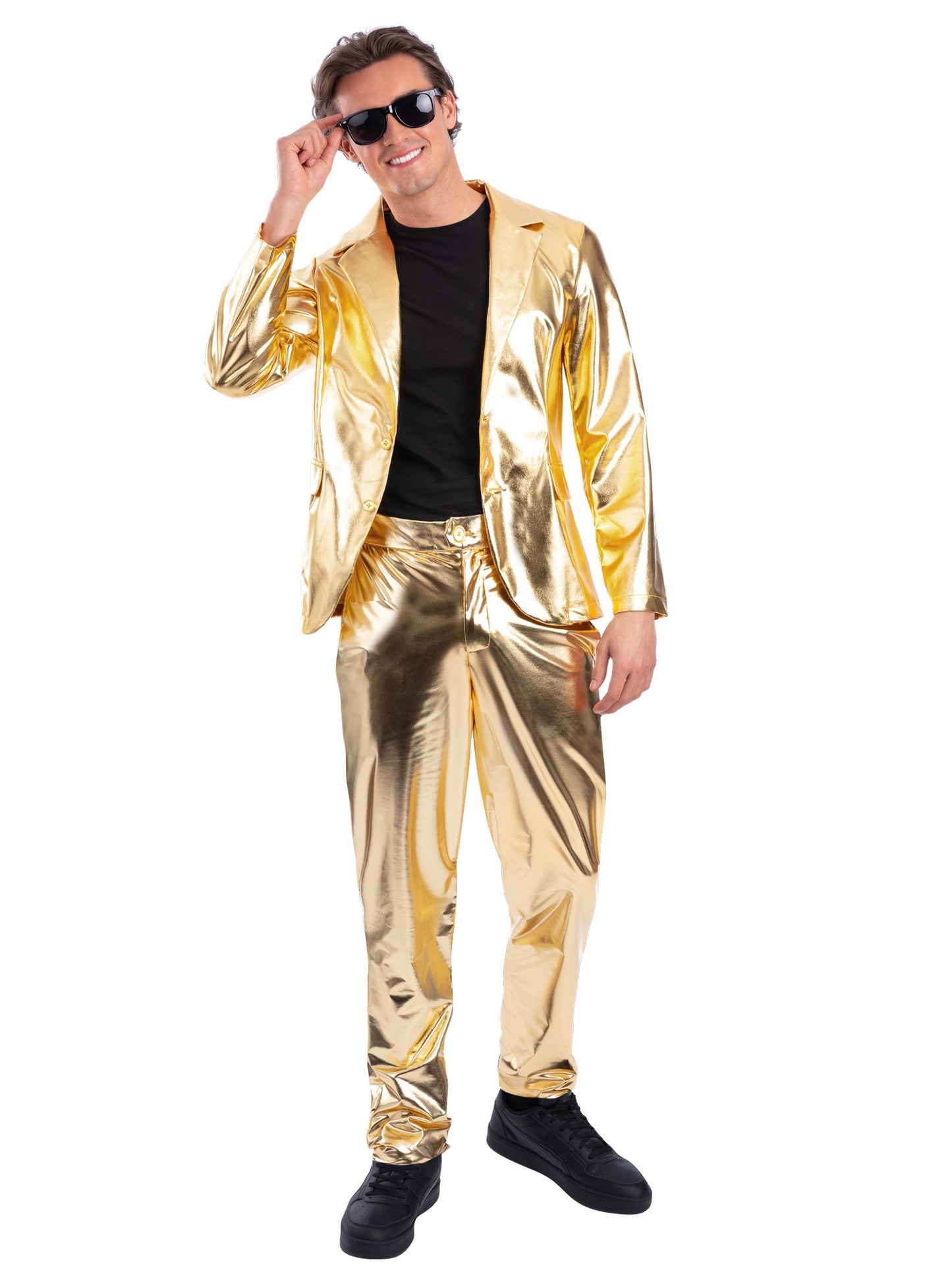 24 Carat Gold Jacket, Metallic Gold  Wholesale