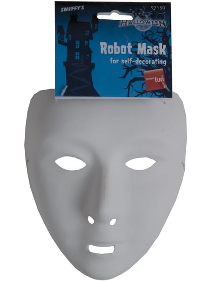 Robot Mask, White  Wholesale