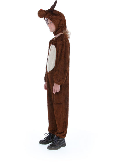 Costume de renne, Brun, avec combinaison-pantalon à capuche