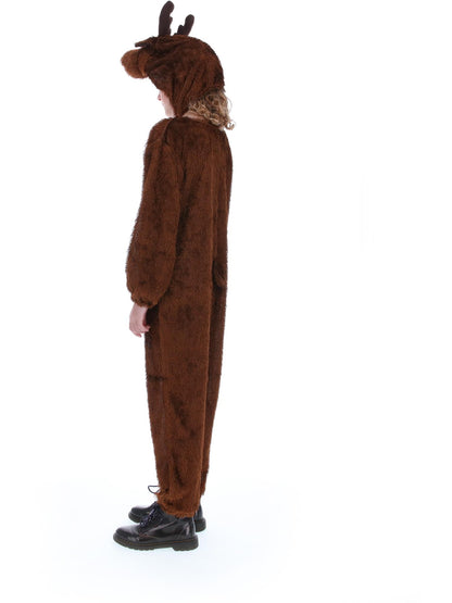 Costume de renne, Brun, avec combinaison-pantalon à capuche