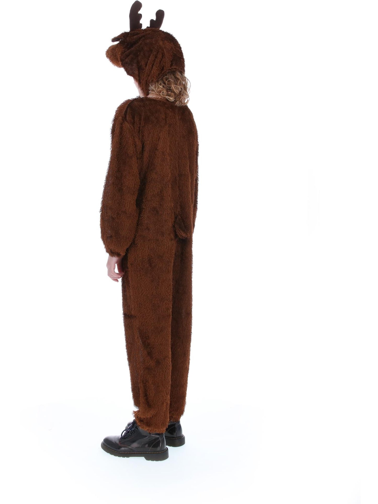 Costume de renne, Brun, avec combinaison-pantalon à capuche