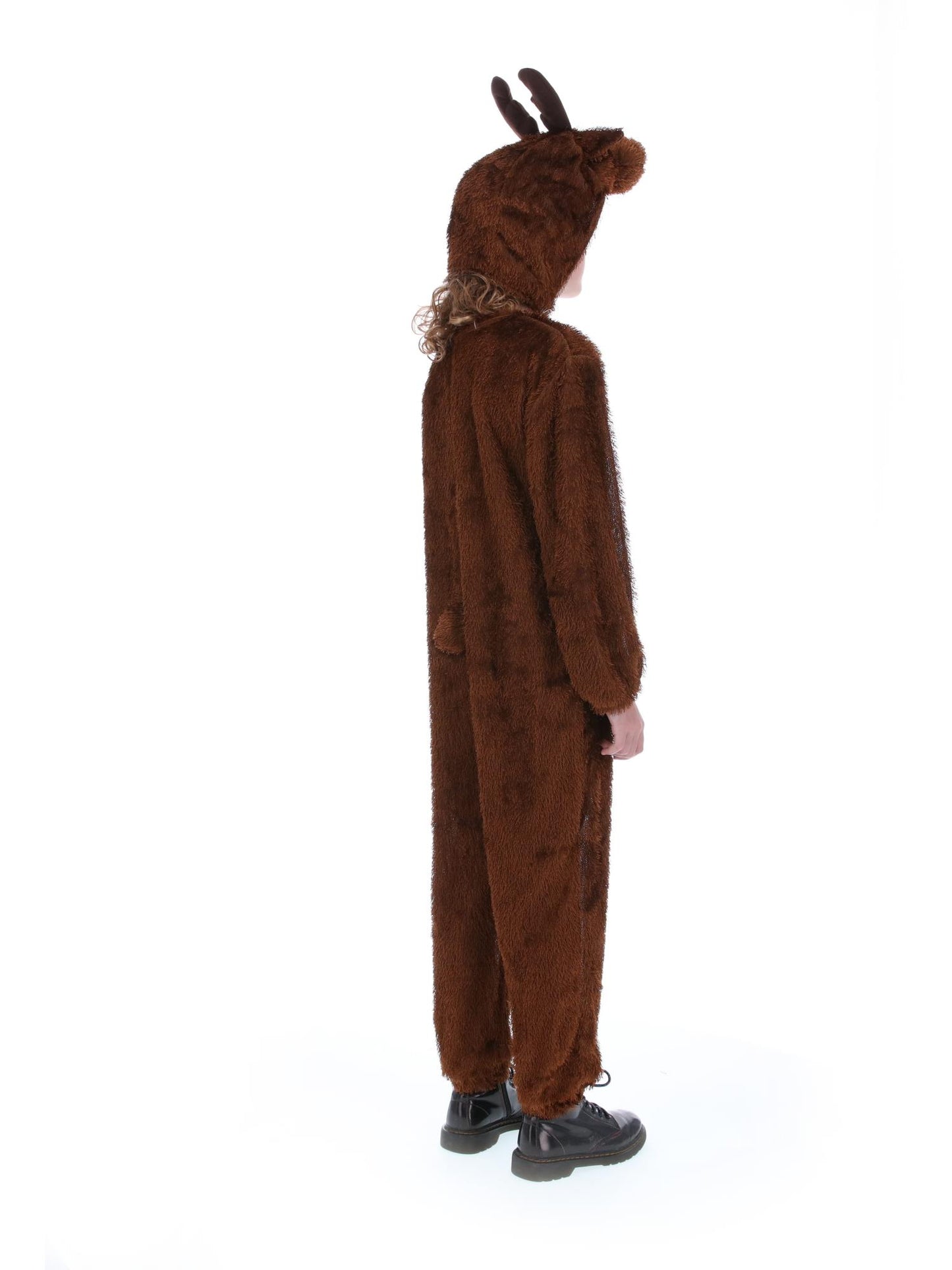Costume de renne, Brun, avec combinaison-pantalon à capuche