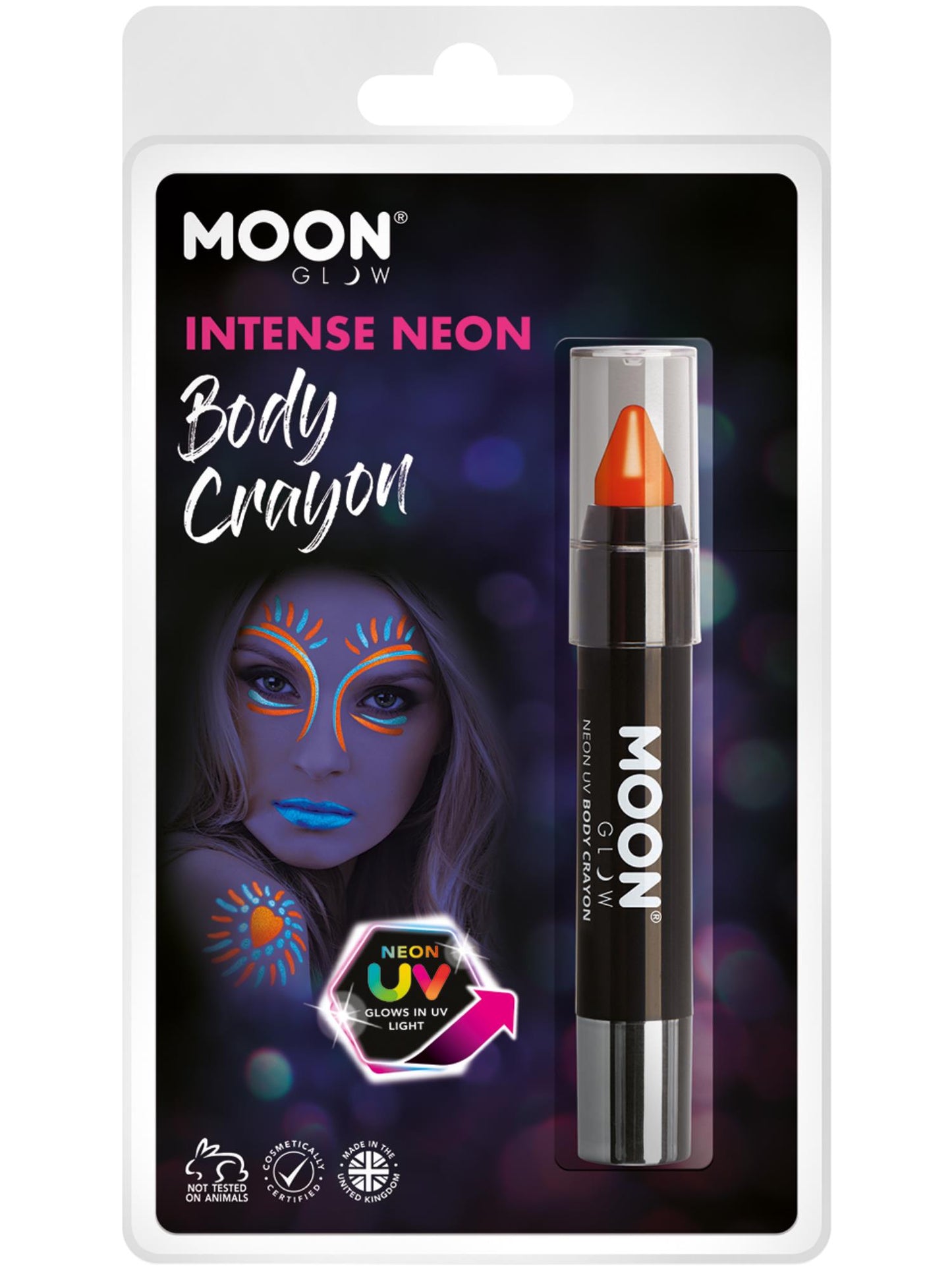 Crayons pour le corps UV néon intense Moon Glow, intenses ou en gros