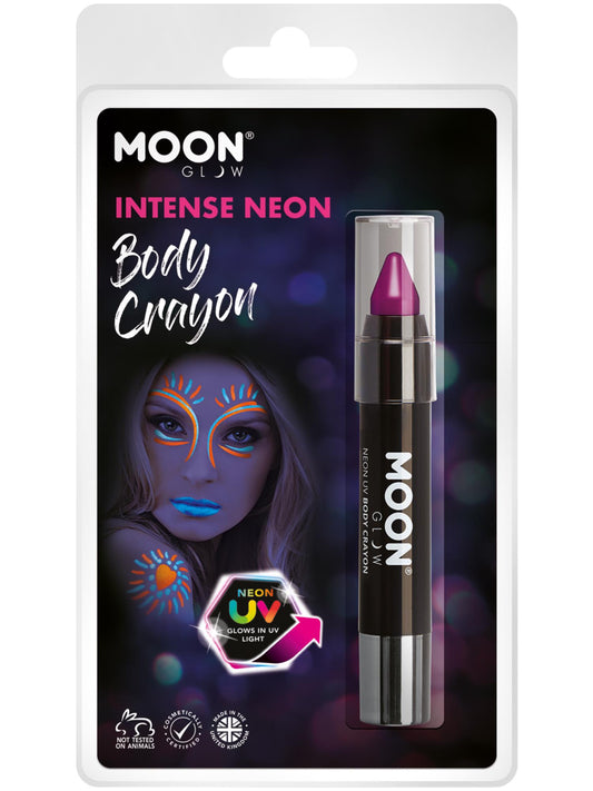Moon Glow Intense Neon UV Body Crayons, Intense Pu  Wholesale