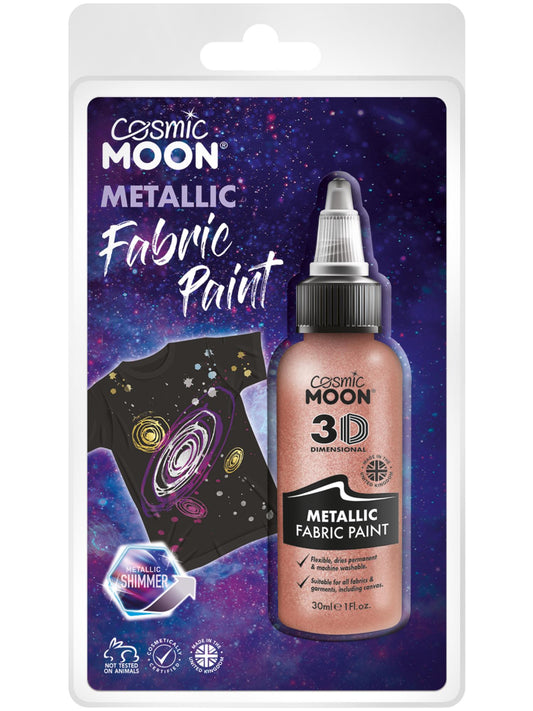 Cosmic Moon Metallic Fabric Paint, Rose Gold  Wholesale