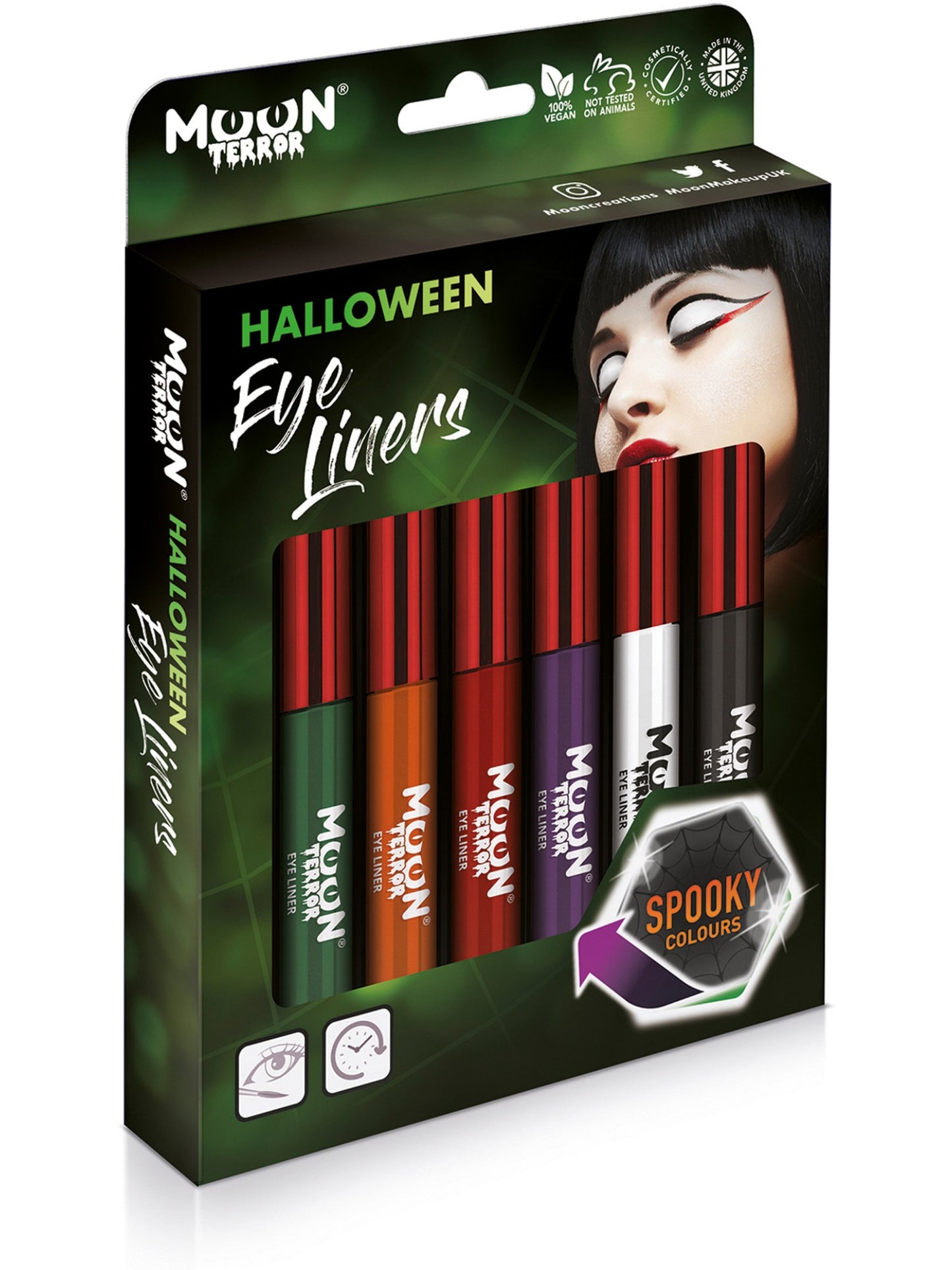 Moon Terror - Halloween Eye Liner, Boxset  Wholesale